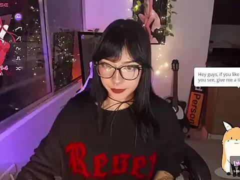 blackfllame from StripChat is Freechat