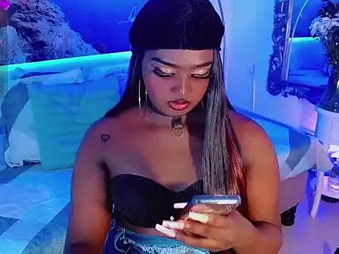 TheperfectblackTS from StripChat is Freechat