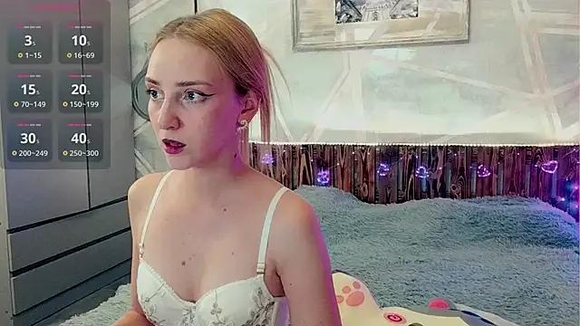 FoxyBlondie — Eye contact and suck fingers